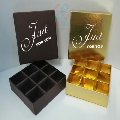 Hộp sôcôla 09 ngăn Hộp sôcôla 09 ngăn